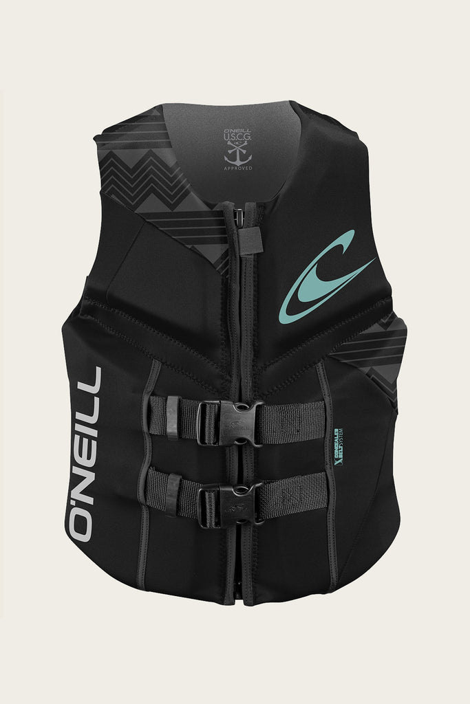 O'Neill Women's Reactor Full Zip USCG Life Vest 2019 - Sun 'N Fun Specialty Sports 