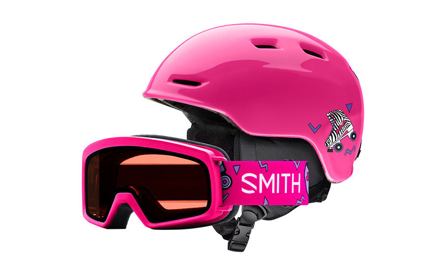 Smith Zoom Jr. Snow Helmet + Rascal Snow Goggle Combo 2020 - Sun 'N Fun Specialty Sports 
