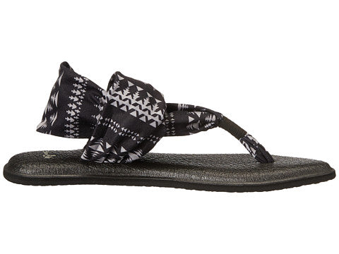 Sanuk YOGA SLING 2 Light Natural Women's Knit Fabric Sandals