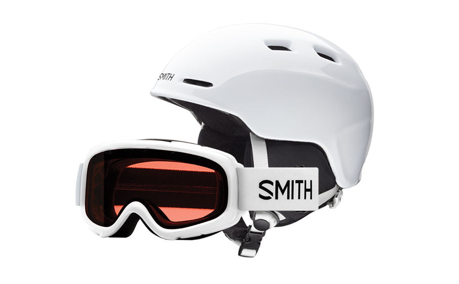 Smith Zoom Jr. Snow Helmet + Gambler Snow Goggle Combo 2020 - Sun 'N Fun Specialty Sports 