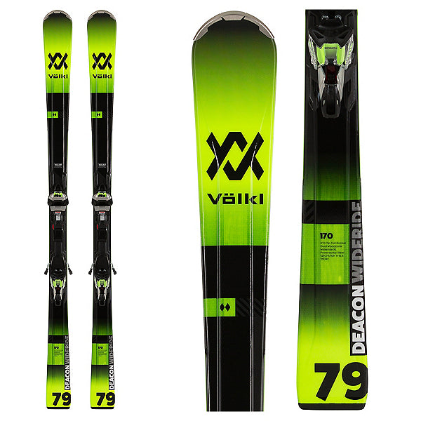 Volkl Men's Deacon 79 Skis + Wideride XL 12 Bindings 2020 - Sun 'N Fun Specialty Sports 